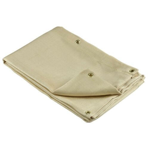 Fiberglass Welding Blanket Cover Protective Fabric Heat Fire Resistant 6' X 8'